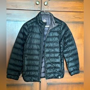 Girls black puffer